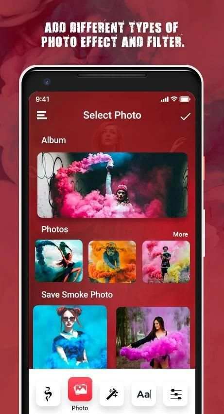 Smoke Photo Effect - Smoke Effect Editor screenshot 5
