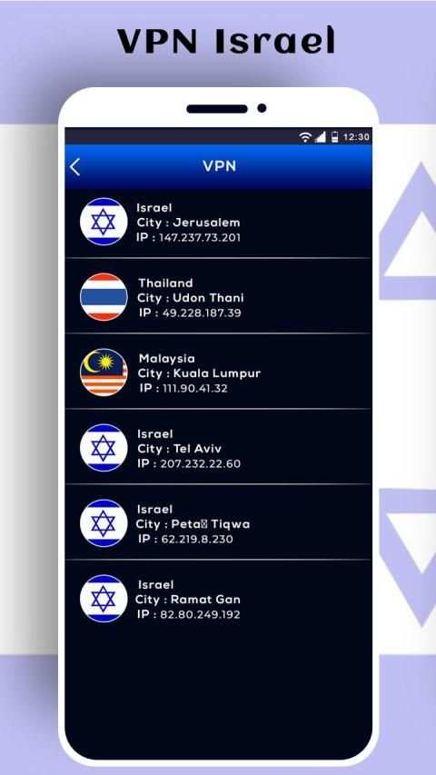 Israel VPN - Free VPN Proxy screenshot 3