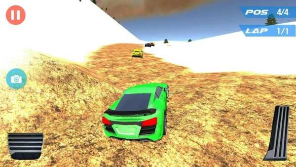 Speed Car Racing Snow Mountain screenshot 3