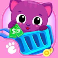 Cute & Tiny Supermarket - Baby Pets Go Shopping logo