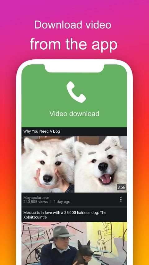 Fast Video Downloader for Social Media - Free app screenshot 1