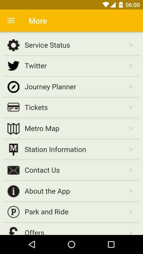Tyne and Wear Metro App स्क्रीनशॉट 1