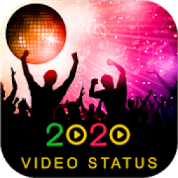 Happy New Year Video Status Maker 2020 आइकन