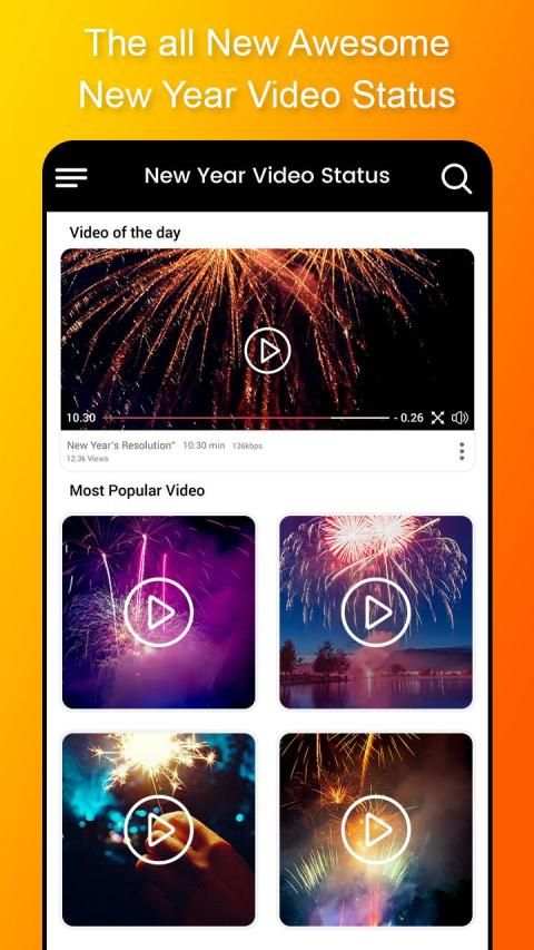 Happy New Year Video Status Maker 2020 स्क्रीनशॉट 4