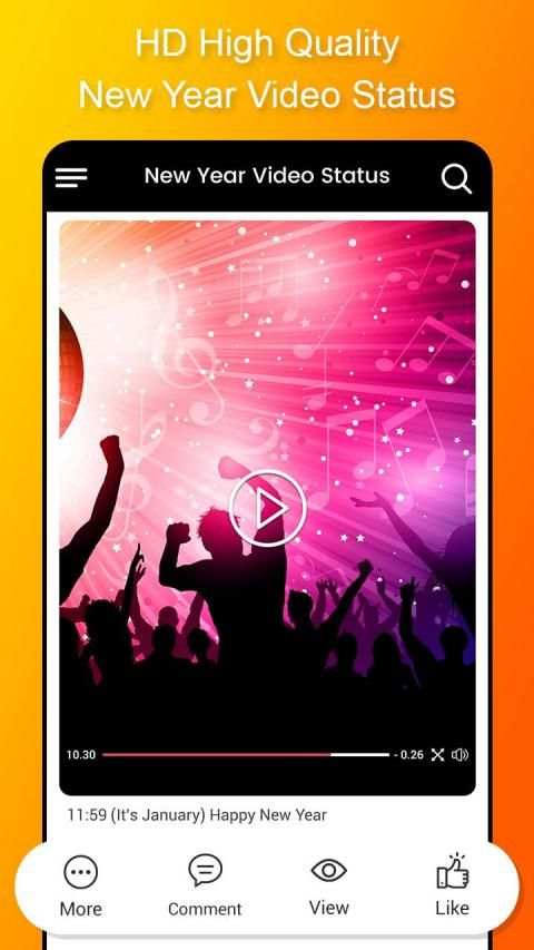 Happy New Year Video Status Maker 2020 स्क्रीनशॉट 2