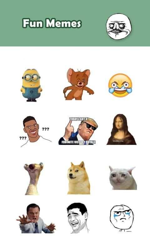 Stickers for Whatsapp: Cartoon, Meme WAStickerapps screenshot 5