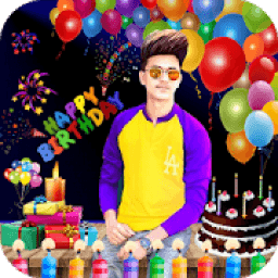 Birthday Photo Editor आइकन