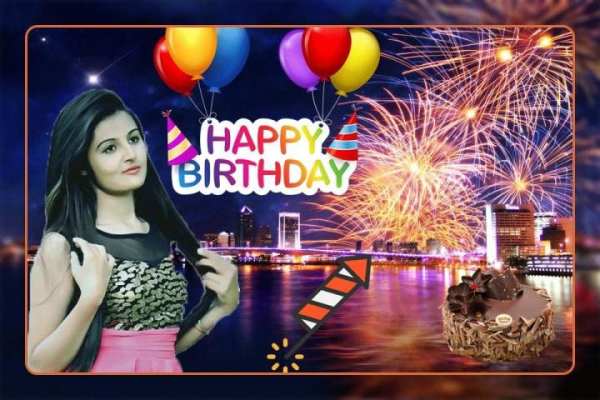 Birthday Photo Editor screenshot 1