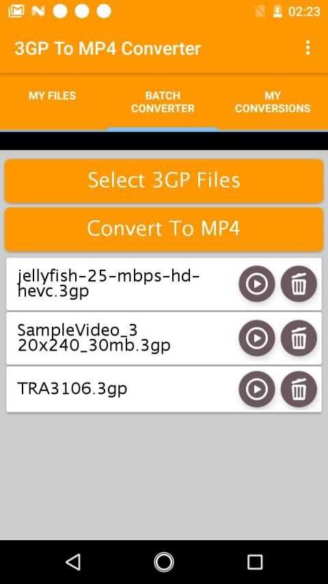 3gp To Mp4 Converter स्क्रीनशॉट 2