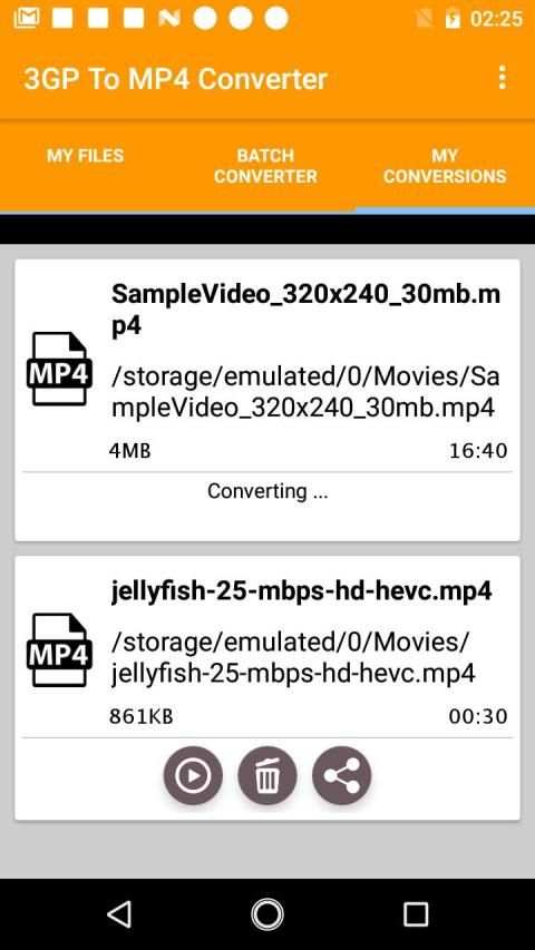 3gp To Mp4 Converter स्क्रीनशॉट 1
