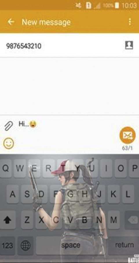 Keyboard PUBG themes screenshot 3