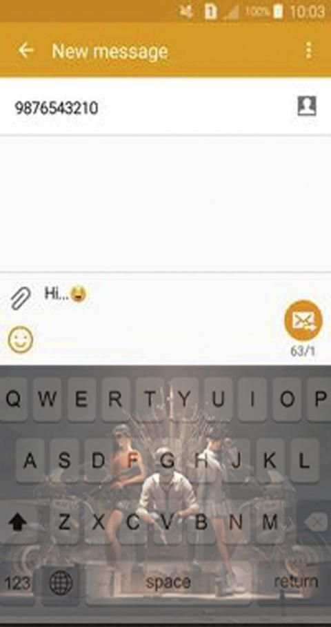 Keyboard PUBG themes screenshot 5
