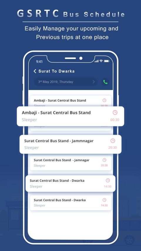 GSRTC Bus Information - Bus Details screenshot 3