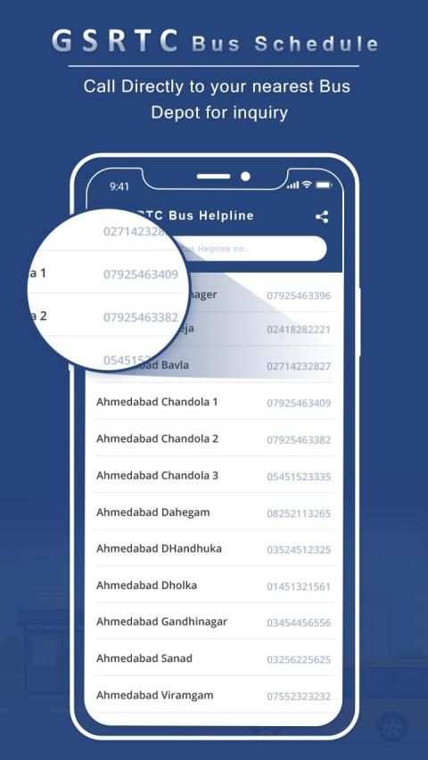 GSRTC Bus Information - Bus Details screenshot 1