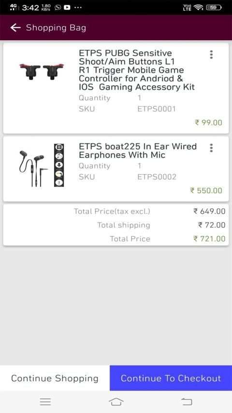 ECOMSHOP Online Shopping App screenshot 4