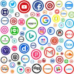 All Social Networks in one App - All in one media
