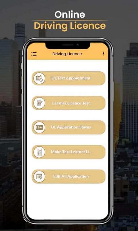 Online Driving Licence स्क्रीनशॉट 4