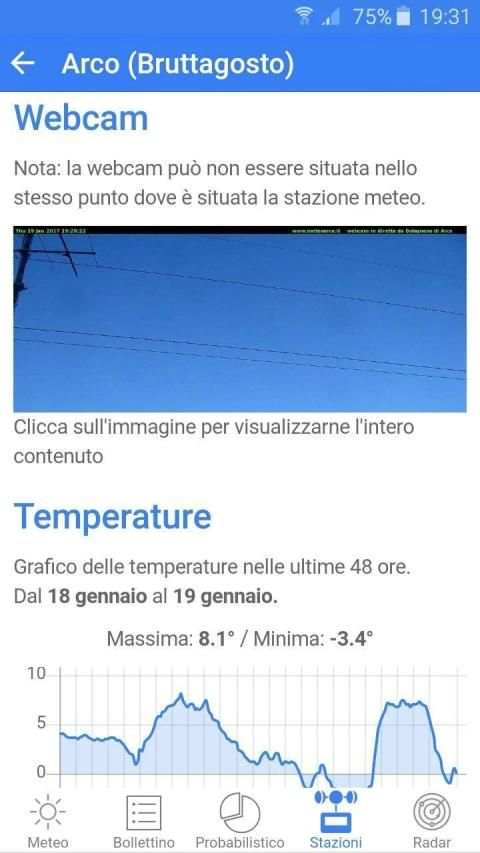 Meteo Trentino screenshot 2