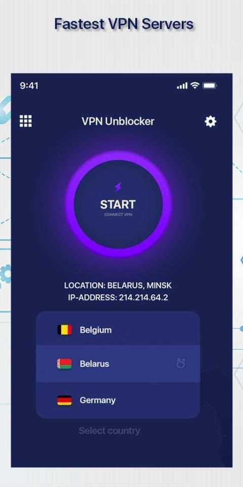 Cyber VPN स्क्रीनशॉट 1