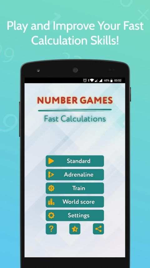Number Games - Fast Calculations screenshot 8