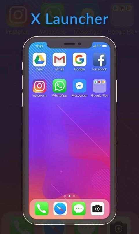 I phone X Launcher Pro screenshot 6