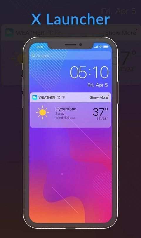 I phone X Launcher Pro screenshot 4
