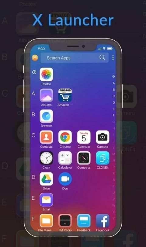 I phone X Launcher Pro screenshot 5
