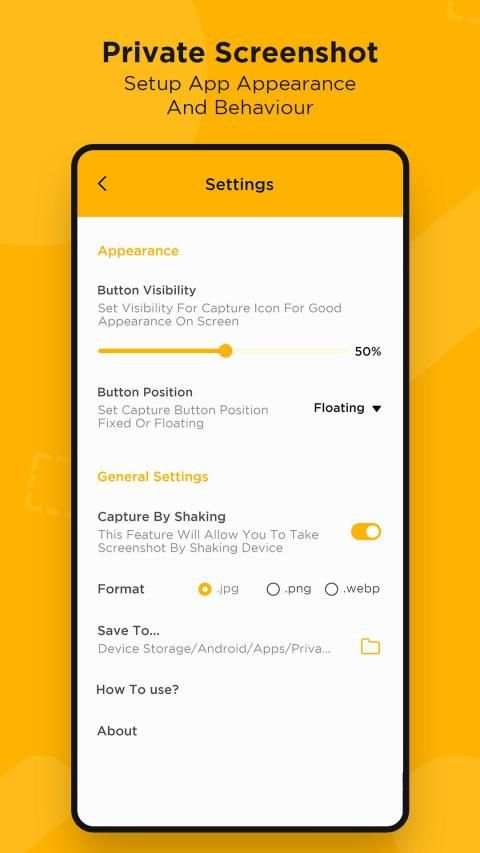 Screenshot App : Private Screenshot screenshot 3