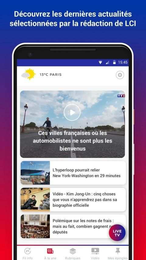 LCI ** Actualités - Info live & Replay screenshot 10