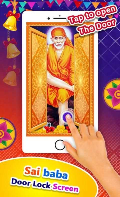 Sai Baba Door Lock Screen स्क्रीनशॉट 4