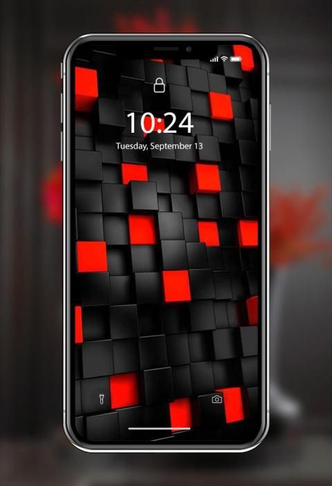 Black Red Wallpaper screenshot 2