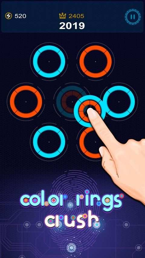 Color Rings Crush - Puzzle Legend स्क्रीनशॉट 4