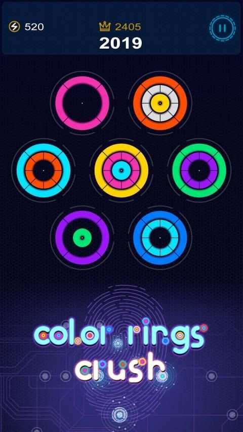 Color Rings Crush - Puzzle Legend स्क्रीनशॉट 5