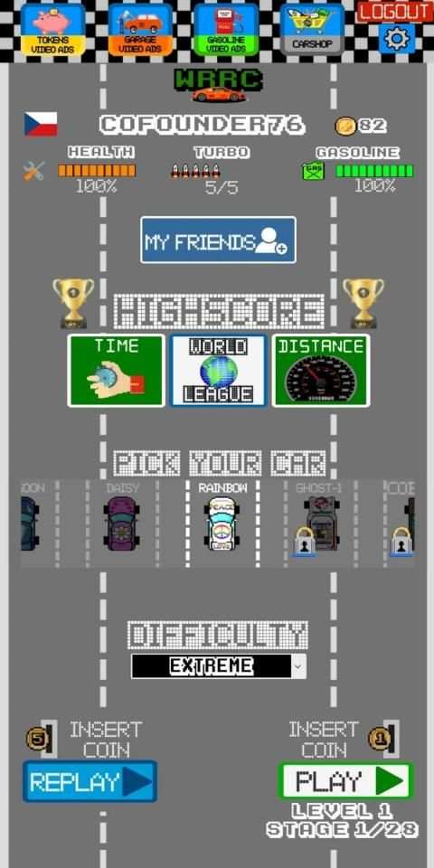 WRRC - World Retro Racing Challenge स्क्रीनशॉट 1