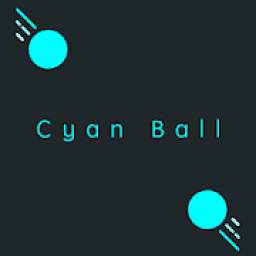 Cyan Ball Bounce