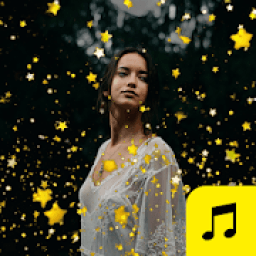 ikon Glitter Photo Effect Video Maker with Music