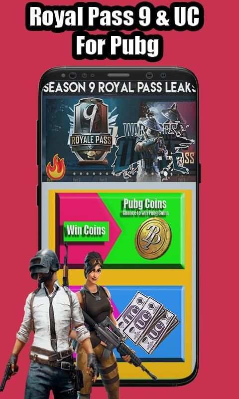 Win Royal Pass 9 & UC For Pubg screenshot 2