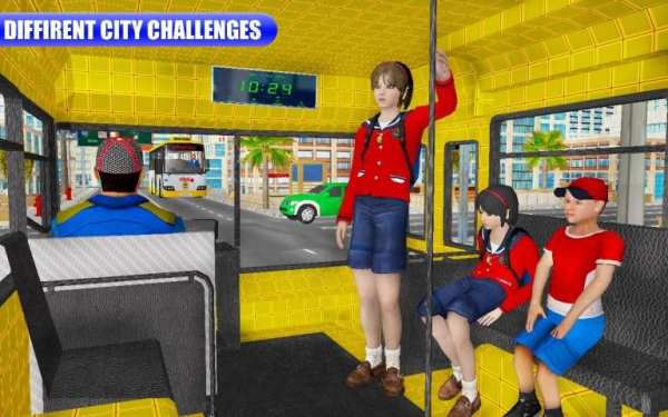 High School Super Bus Driver Simulator: 3D Game 20 screenshot 4