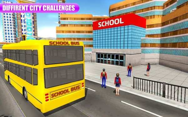 High School Super Bus Driver Simulator: 3D Game 20 screenshot 1