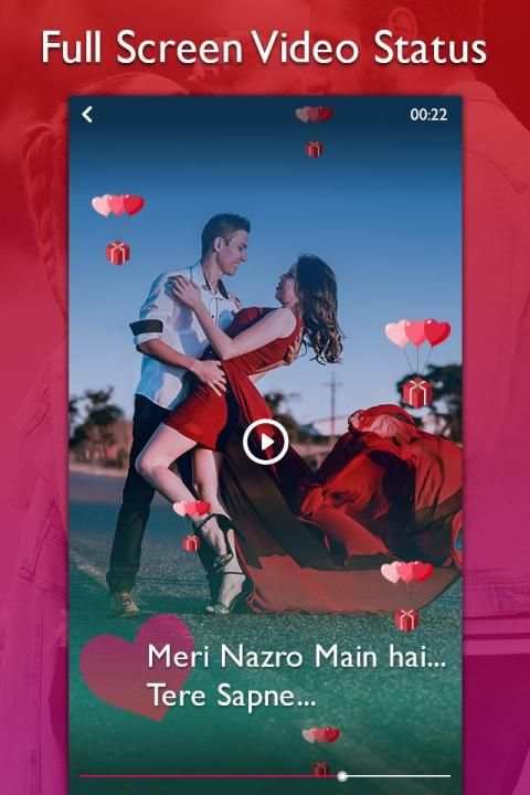 VidStatus - Video Status App image & Text स्क्रीनशॉट 3