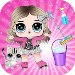 ikon Cleaning Game Cute Dolls