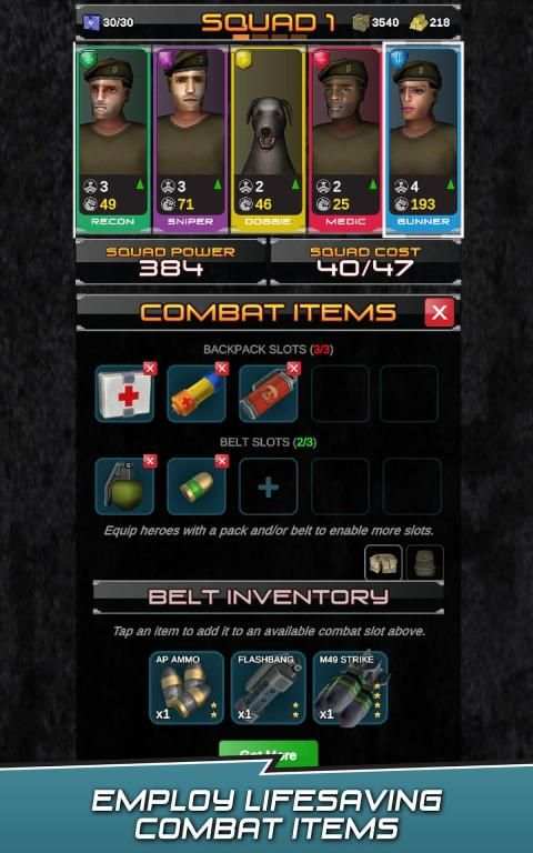 VDV MATCH 3 RPG: ZOMBIES! screenshot 6