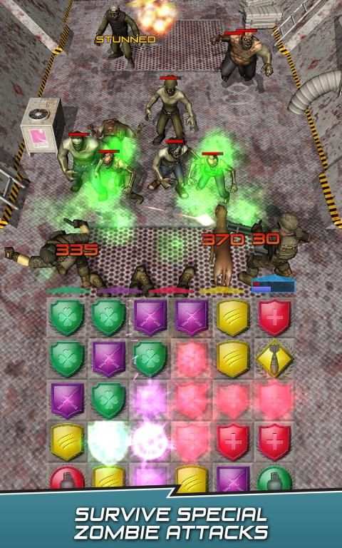 VDV MATCH 3 RPG: ZOMBIES! screenshot 7