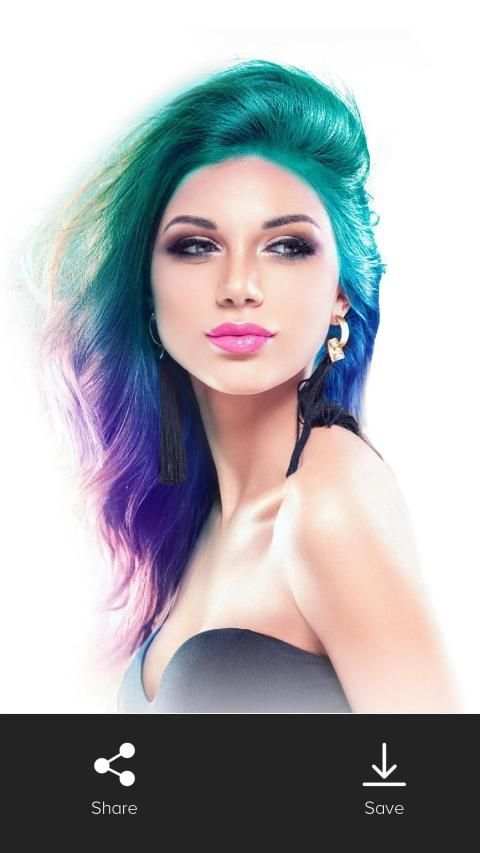 Hair Color Camera Editor screenshot 1