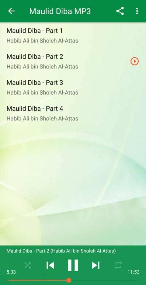 Maulid Diba MP3 Full Offline screenshot 10