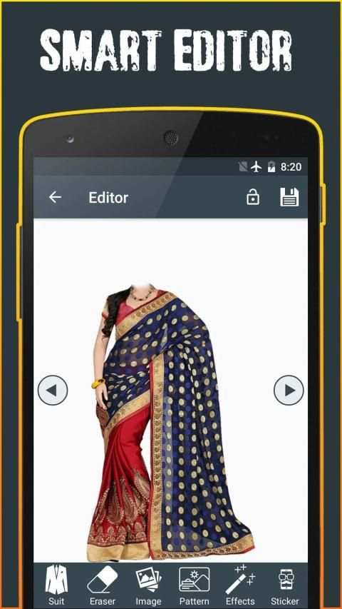 Saree photo editor screenshot 4