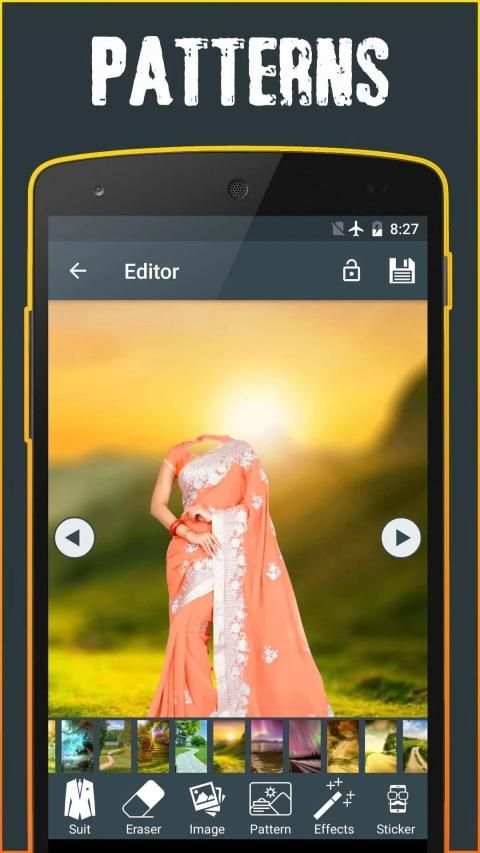 Saree photo editor screenshot 1