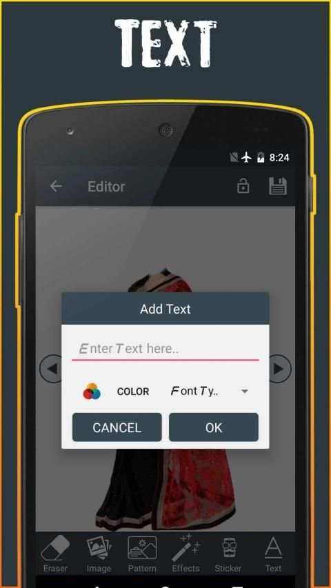 Saree photo editor screenshot 2