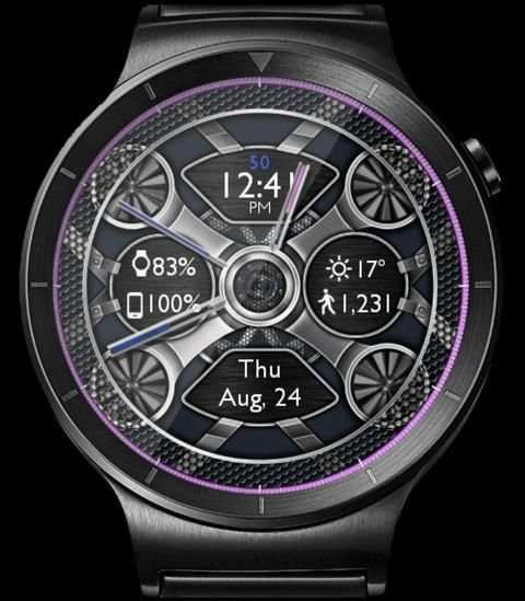 Mesh Gears HD Watch Face Widget & Live Wallpaper स्क्रीनशॉट 4