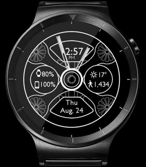 Mesh Gears HD Watch Face Widget & Live Wallpaper स्क्रीनशॉट 1